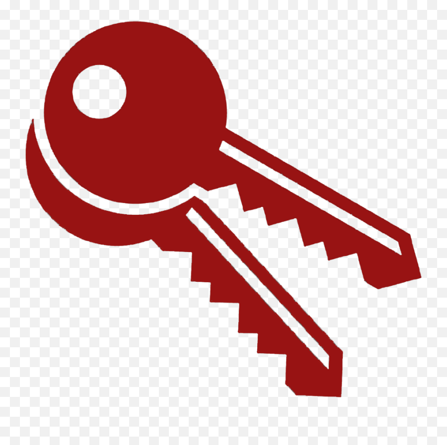 Red Key Logo Transparent Cartoon - Key Logo Red Emoji,Key Logo