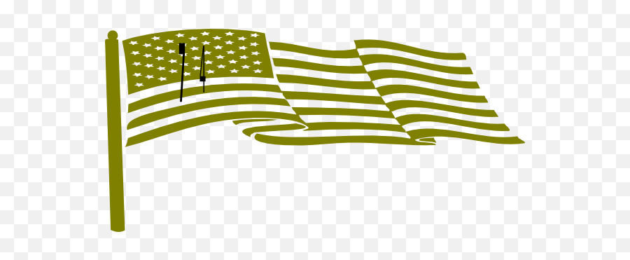 Waving Us Flag Clip Art At Clkercom - Vector Clip Art Emoji,American Flag Vector Png