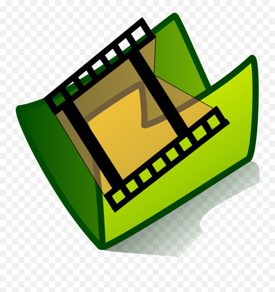 Folder Video - Posteingang Clipart Emoji,Video Clipart