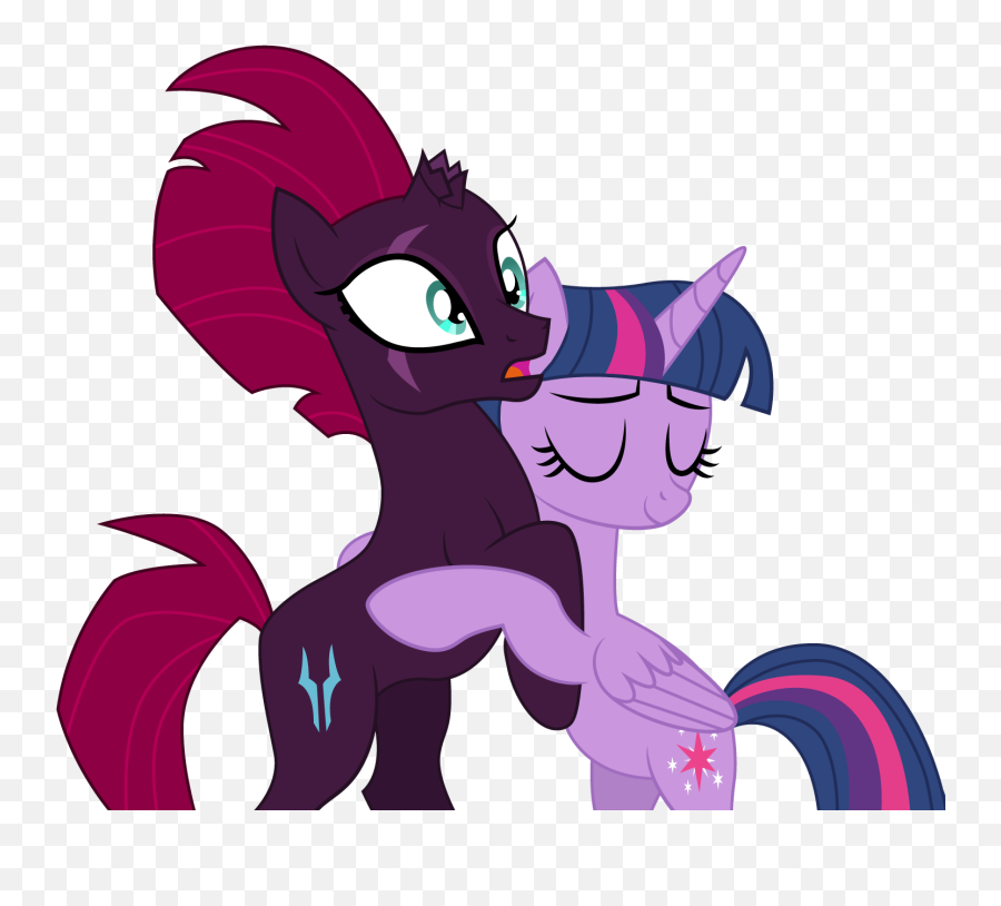Dragonchaser123 Couple Female Hug Lesbian - Shadow Twilight Sparkle My Little Pony The Movie 2 Emoji,Lesbian Clipart
