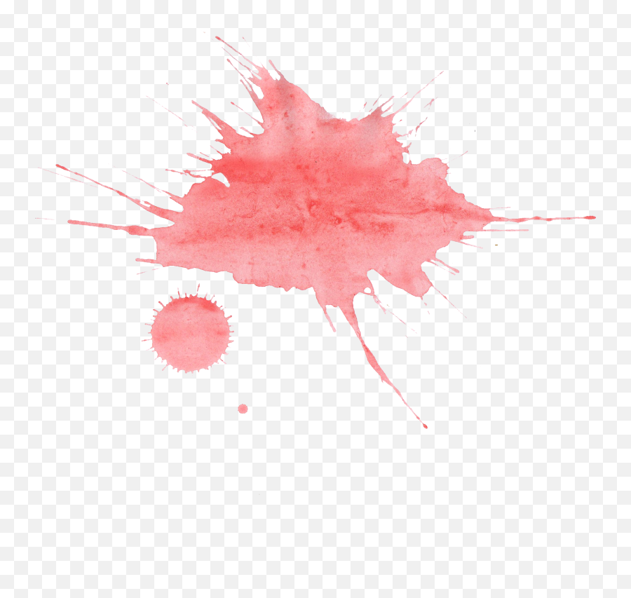 21 Red Watercolor Splatter Png Transparent Onlygfxcom - Stain Emoji,Splash Png