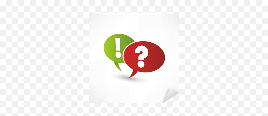 Question Mark And Exclamation Point Sticker U2022 Pixers - We Live To Change Interrogation Exclamation Emoji,Question Mark Logo