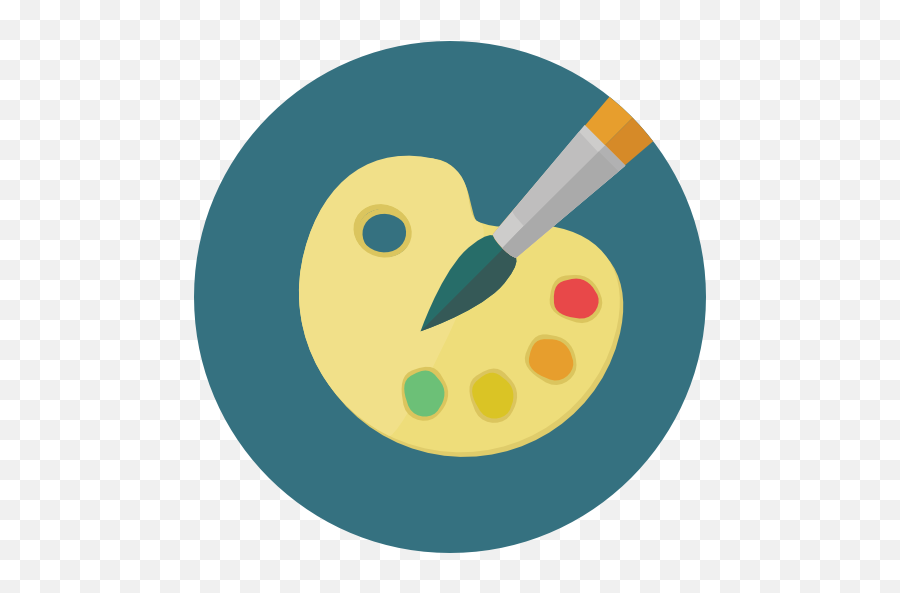 Painting Icon Png 364867 - Free Icons Library Circle Art Icon Png Emoji,Painting Png
