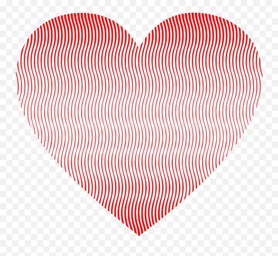 Line Art Heart Raster Graphics Color - Wavy Line To Heart Emoji,Wavy Line Clipart