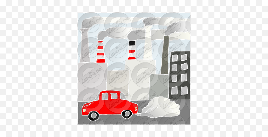 Pollution Stencil For Classroom - Antique Car Emoji,Pollution Clipart