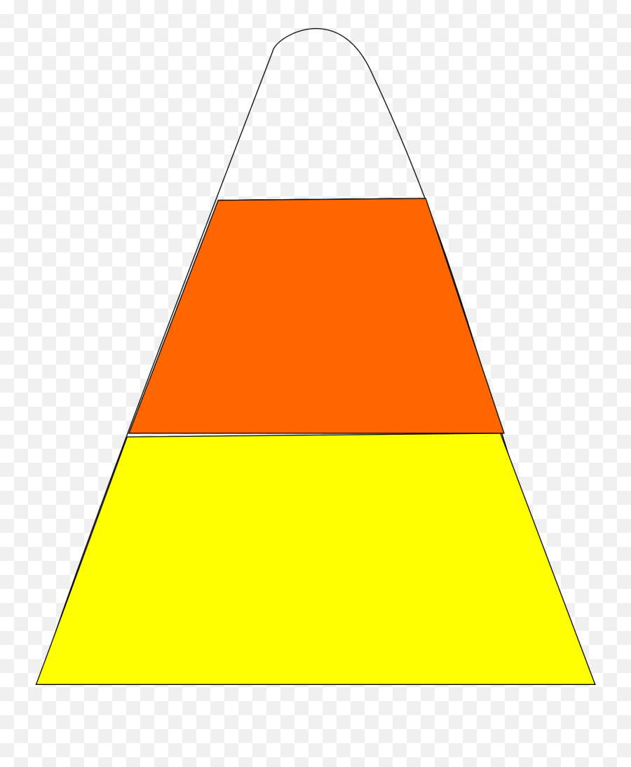 Candy Corn - Candy Corn Shape Triangle Emoji,Corn Clipart