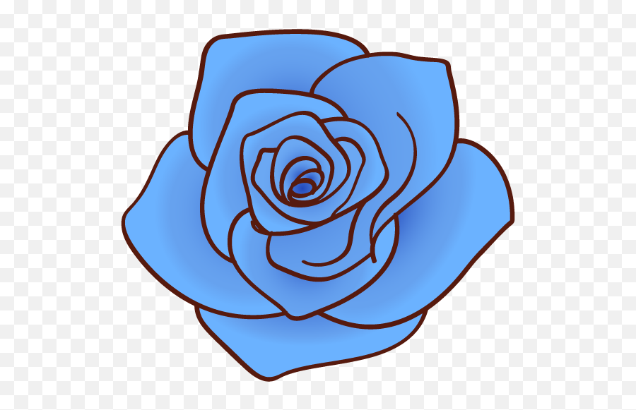Free Blue Rose Cliparts Download Free C 850195 - Png Transparent Rose Blue Clipart Emoji,Free Rose Clipart