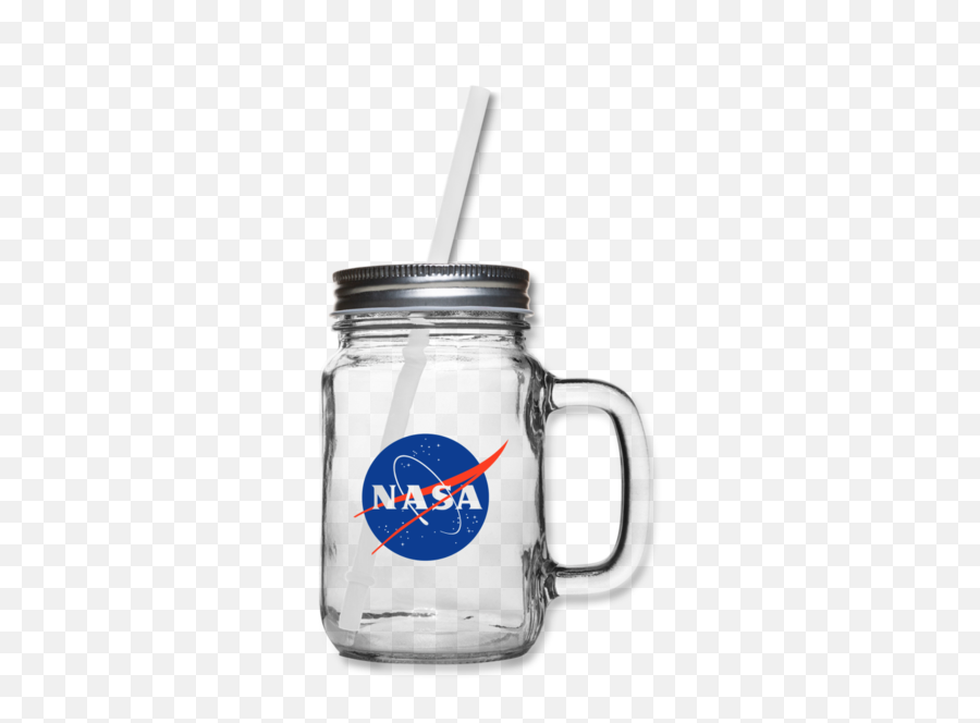 Nasa Logo Mason Jar - Kennedy Space Center Emoji,Nasa Logo Transparent