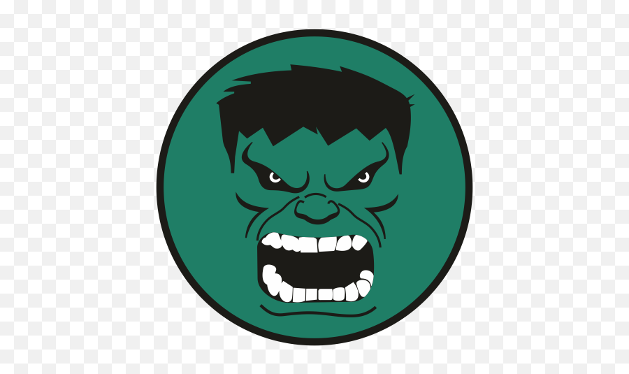 Hulk Face Svg The Incredible Hulk Face Hulk Face Hulk - Hulk Face Vector Emoji,Hulk Logo