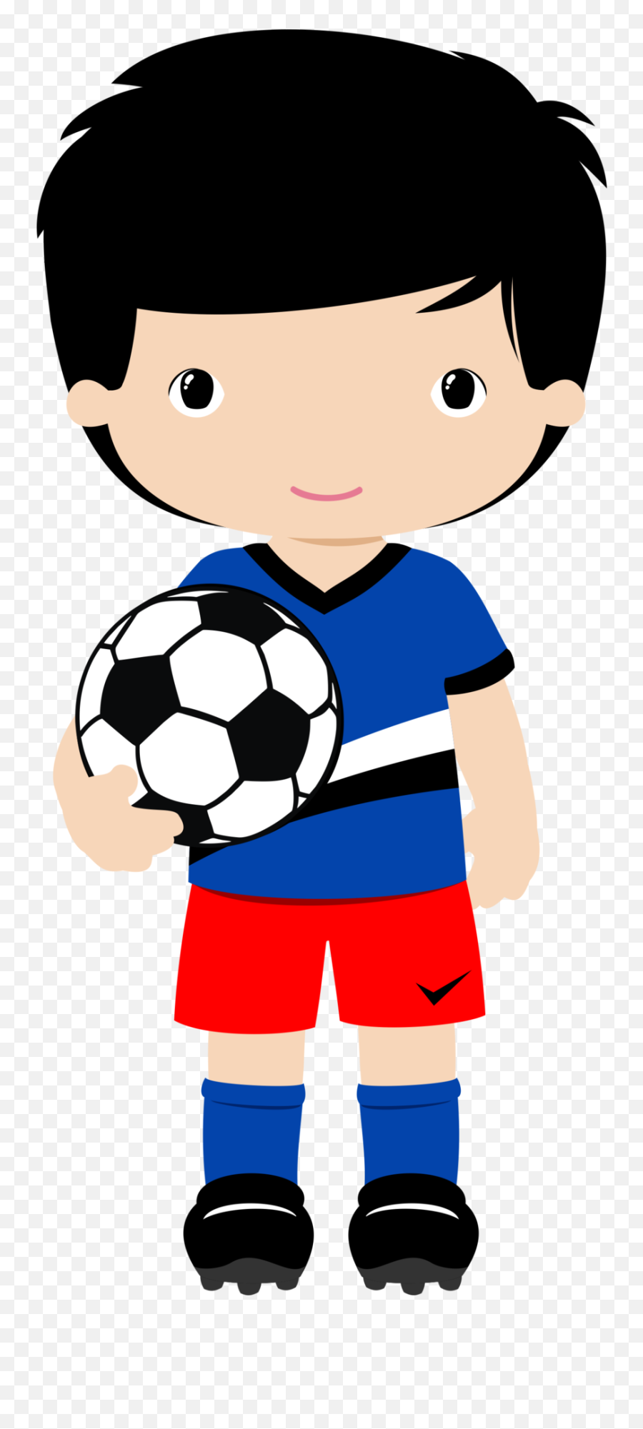 Download Sports U0026 Ginástica Children Clipart Football - Boneco Jogador De Futebol Vetor Emoji,Children Clipart