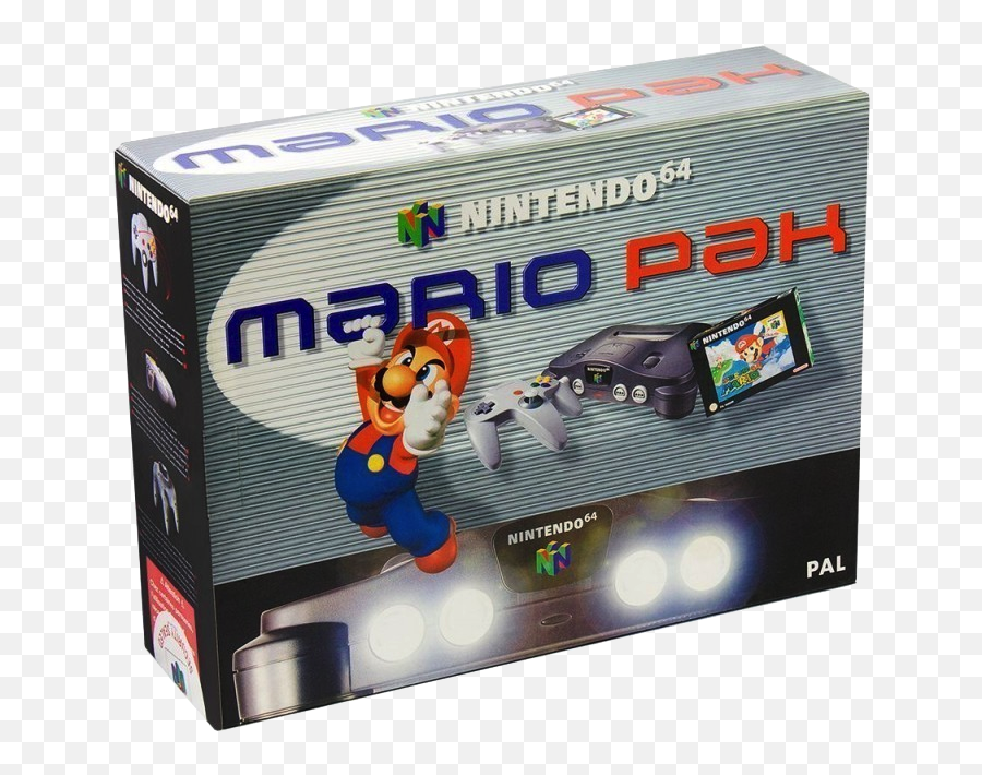 Nintendo 64 - Nintendo 64 Basenhet Gr Mario Pak Png Nintendo 64 Mario Pack Emoji,Nintendo 64 Png