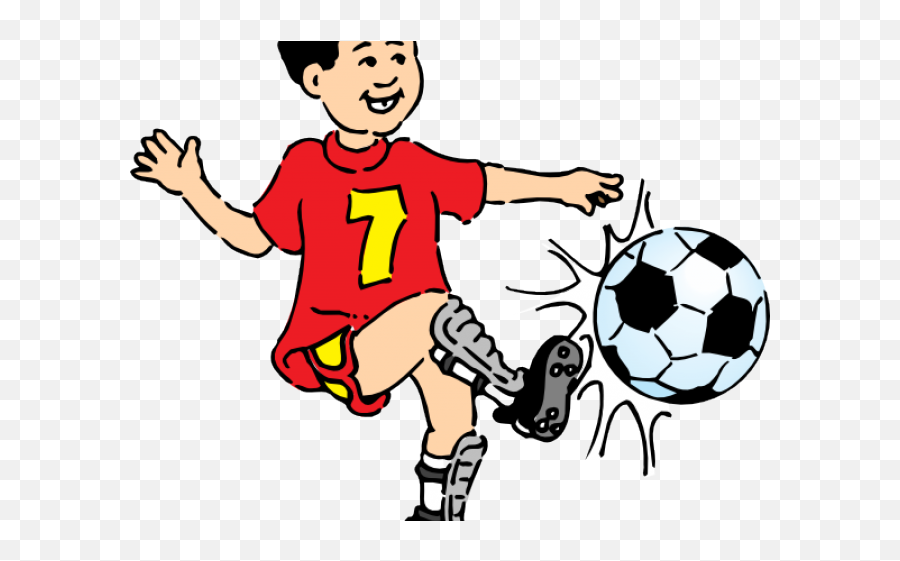 Football Clipart Art - Girl Play Football Clipart Emoji,Playing Clipart