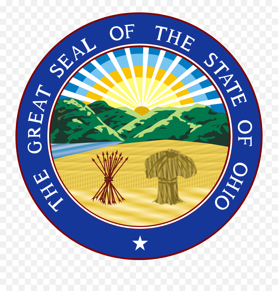 Clipart Of Ohio Flags Emblems Symbol - State Seal Of Ohio Emoji,Ohio State Logo