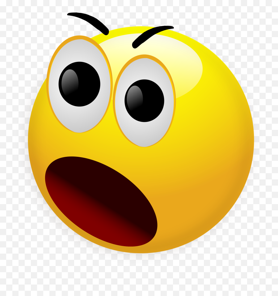 Picture - Smiley Shocked Face Emoji,Laughing Clipart