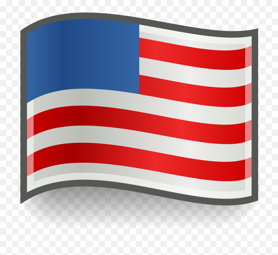 File Us Flag Icon Wikimedia Commons Fileus - Illustration American Emoji,U.s.flag Clipart