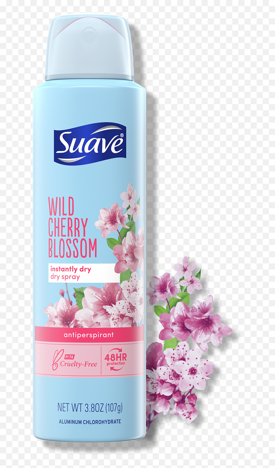 Wild Cherry Blossom Dry Spray Antiperspirant Deodorant Emoji,Cherry Blossoms Transparent