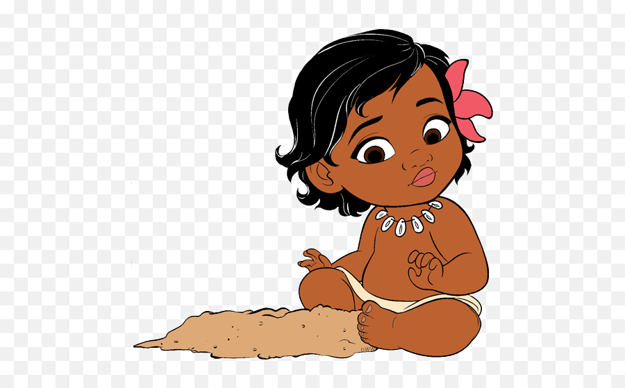 Moana Transparent Cartoon Baby - Moana Full Size Png Baby Moana Clip Art Emoji,Moana Png