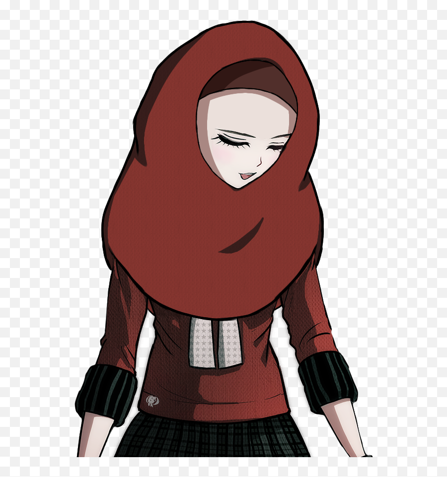 Hijab Sprite Edit - Maki Harukawa Danganronpa Emoji,Hijab Clipart