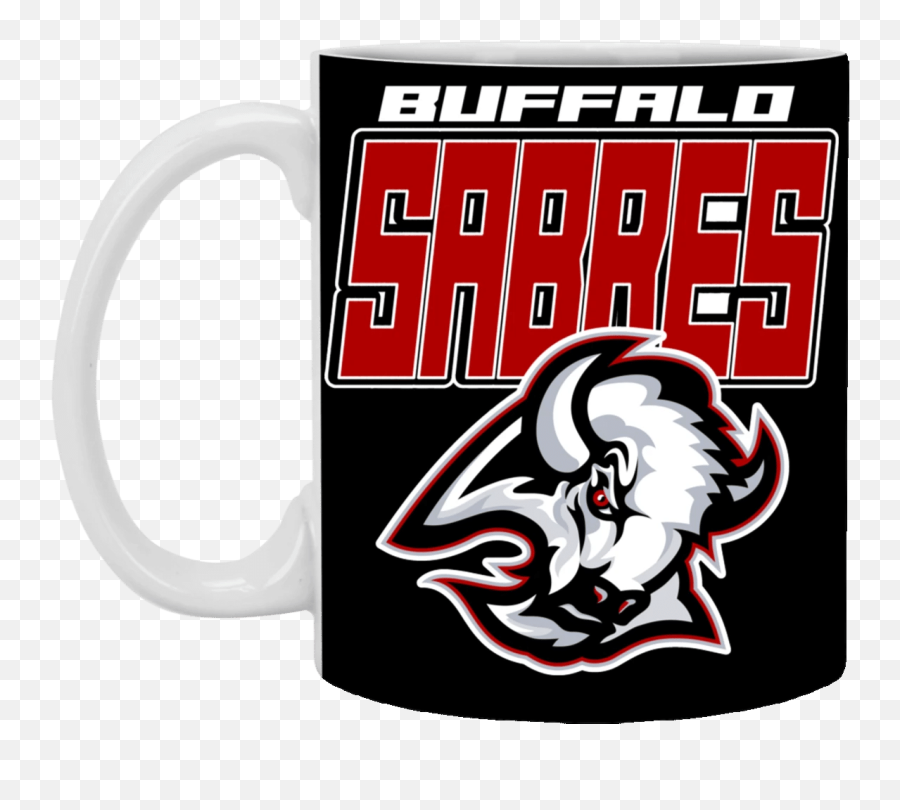 Buffalo Sabres Buffalo Head Retro Nhl Coffee Mug - Vipbag Tee Emoji,Buffalo Sabres Logo Png