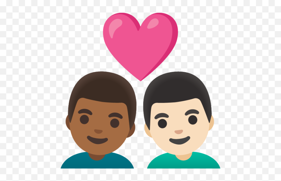 Couple With Heart Man Man Medium - Dark Skin Tone Light Emoji,Emojis Png Transparent