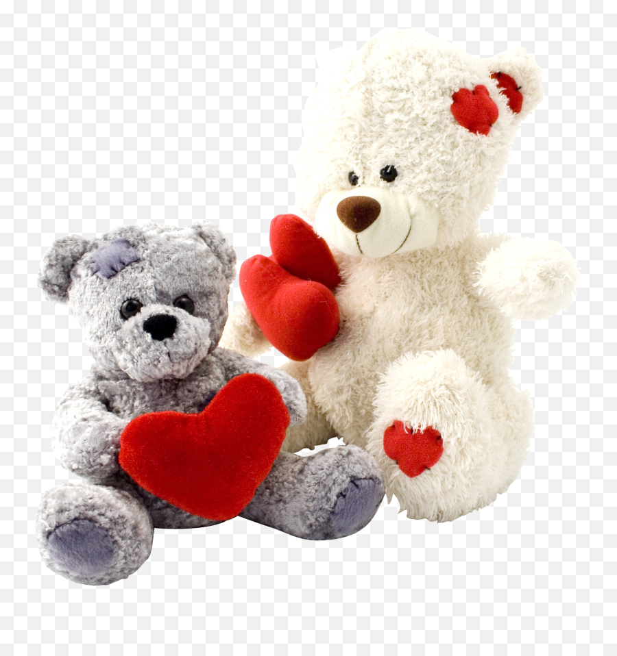 Two Teddy Bears Gift Png Image - Teddy Bear Gifts Png Emoji,Gift Png
