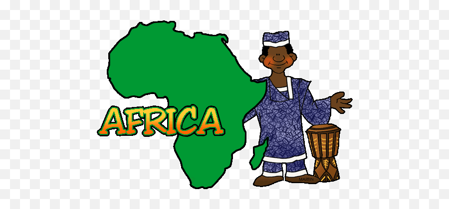 Phillip Martin African Drummer Map - Africa Clip Art Emoji,Africa Clipart