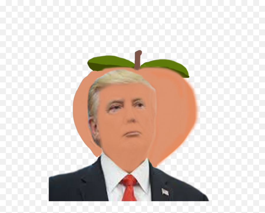 Why Is Trump In A Peach - Suit Separate Emoji,Trump Face Png