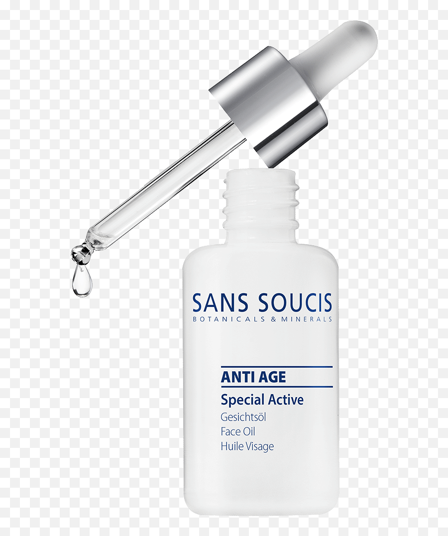Face Oil With Skin Protection Vitamins - Antiage Special Active Solution Emoji,Sans Face Png
