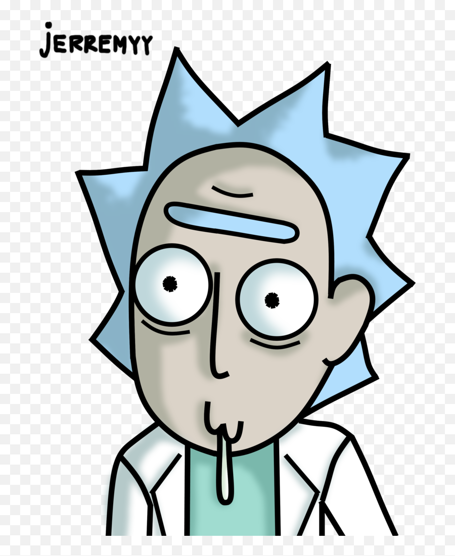 Download Ricku0027s Drool By Jerremyy - Rick And Morty Drool Rick And Morty Ricks Faces Emoji,Drool Png