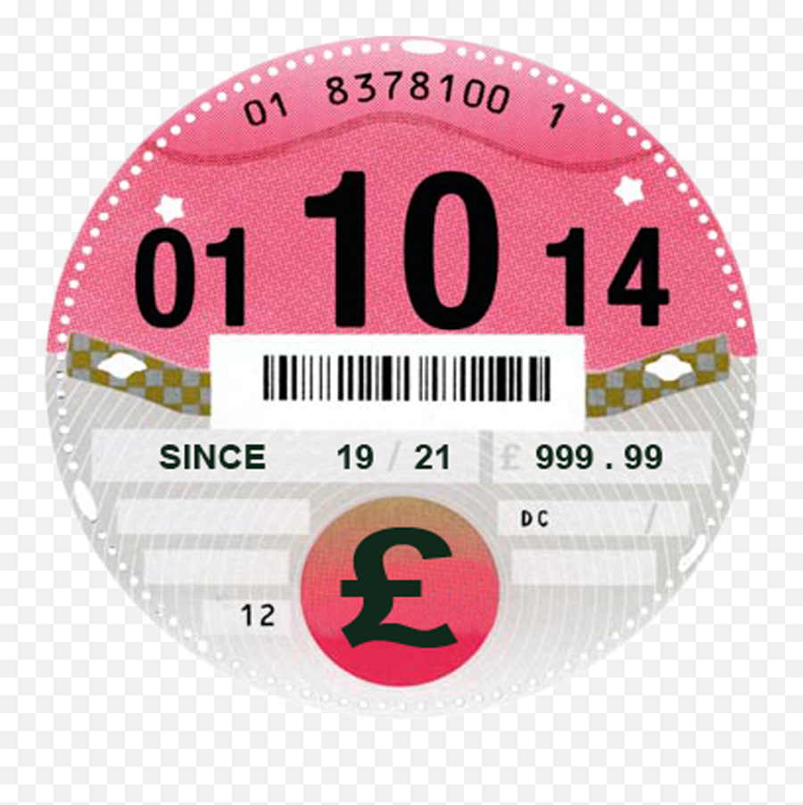 Paper Disc Clipart Free Image - Uk Car Tax Disk Emoji,Frisbee Clipart