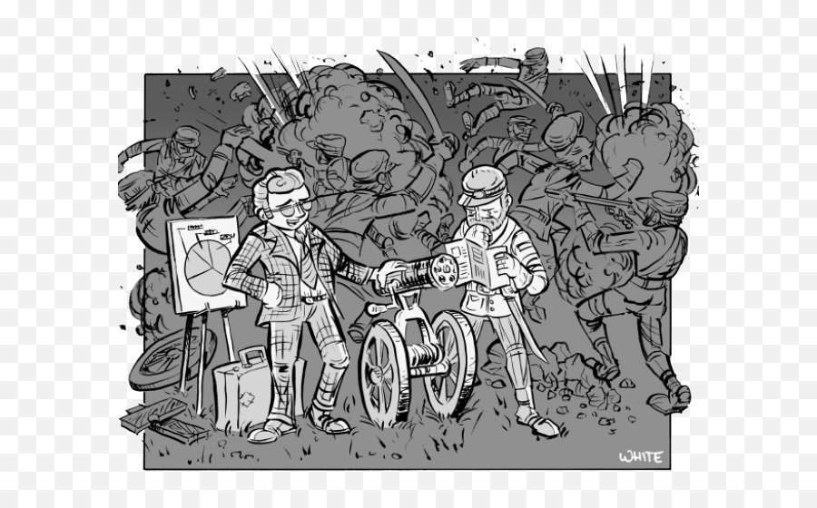 Lies Clipart Reconstruction Era - Us Civil War Gatling Gun Bicycle Emoji,Civil War Clipart