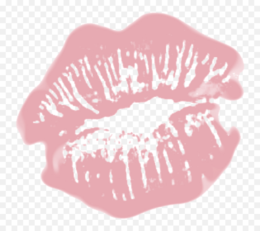 Download Kiss Pastel Tumblr Aesthetic Kawaii Lipstick Lips - Aesthetic Pastel Pink Lips Emoji,Kiss Lips Png