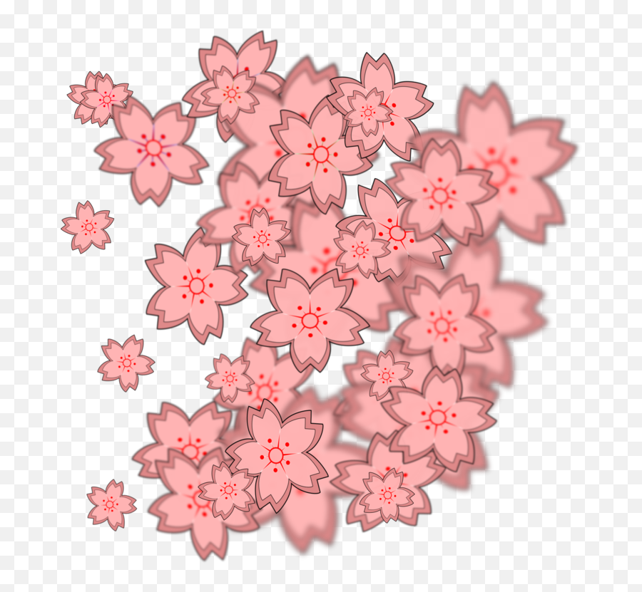 Pinkplantflower Png Clipart - Royalty Free Svg Png Flower Clipart Transparent Japan Emoji,Cherry Blossom Png