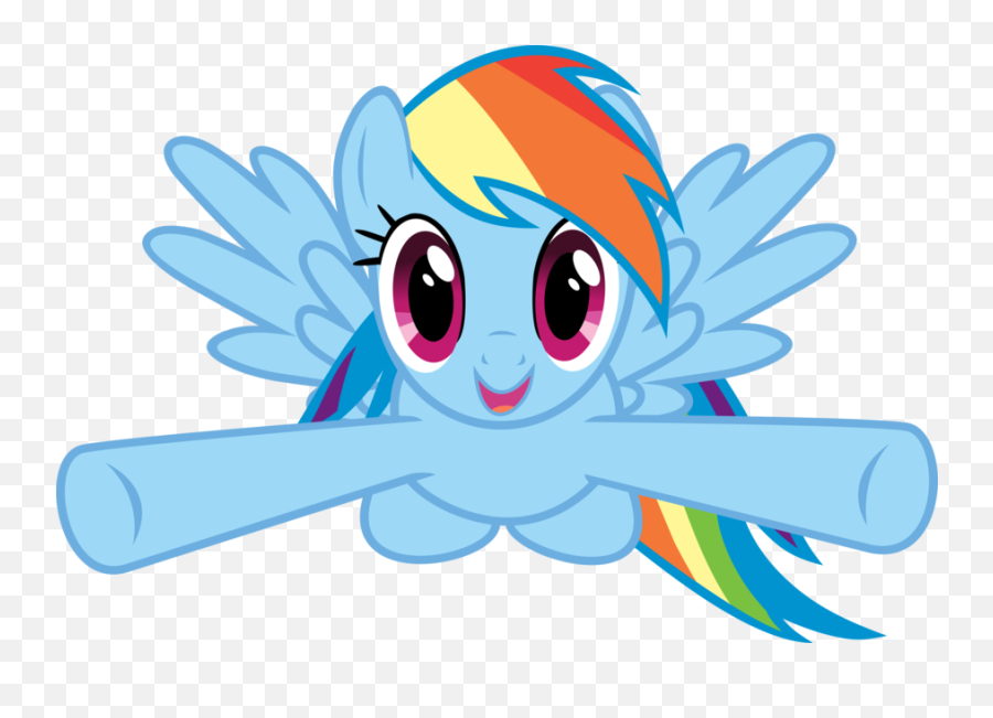 Clipart Of Rainbow Dash - My Little Pony Rainbow Dash Rainbow Dash Birthday Png Emoji,Pony Clipart