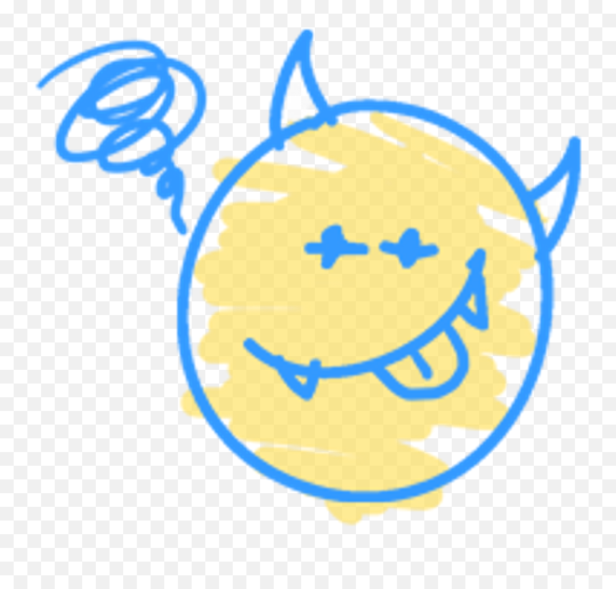 Smile Emoji Watercolor Handpainted Cute Evil Funny - Circle Happy,Watercolor Circle Png