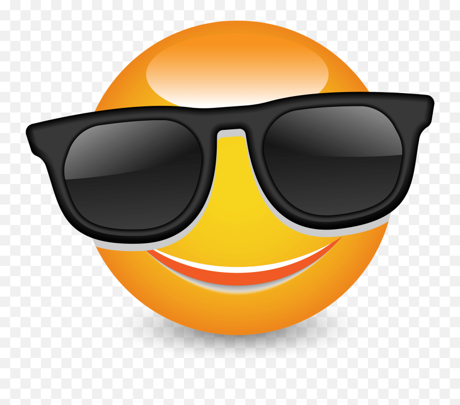 Download Emoticon Emoticons Sunglasses Smiley Vector Cool - Smile Occhiali Da Sole Emoji,Cool Sunglasses Png