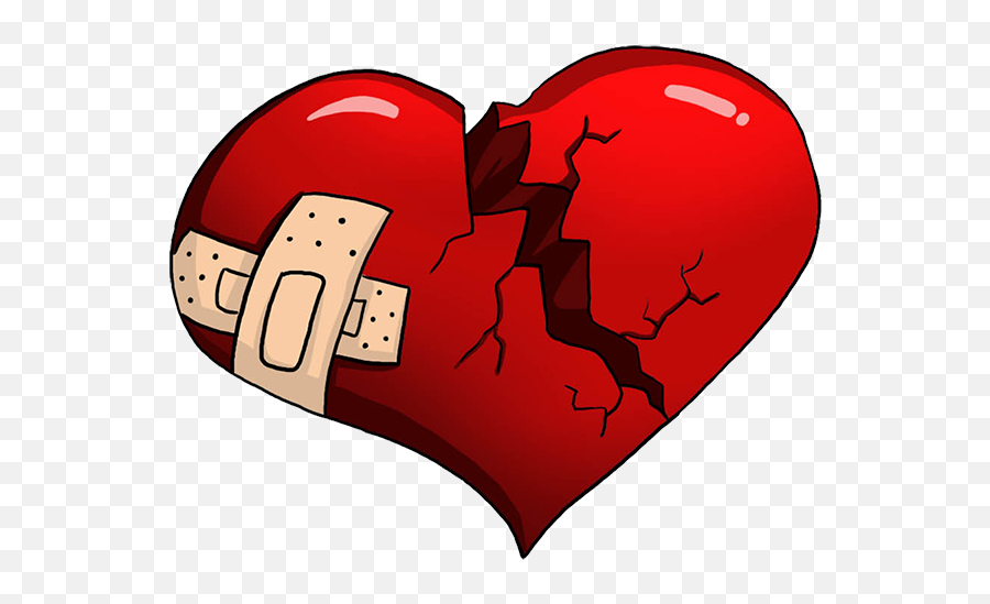 Download Broken Heart Free Png Transparent Image And Clipart - Cartoon Broken Heart Png Emoji,Heart Png