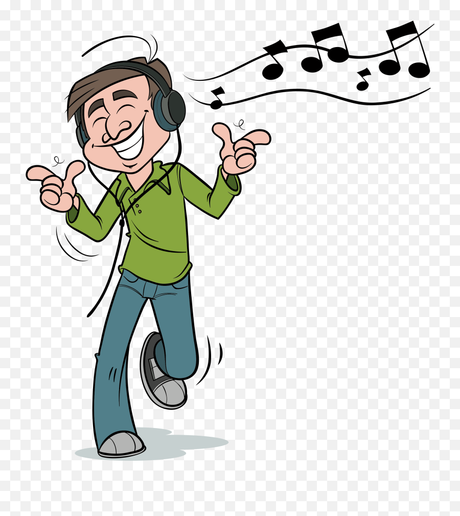 Listen Clipart Music Listen Music - Listened To Music Cartoon Emoji,Listen Clipart