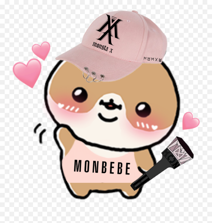 Monstax Monbebe Sticker By Akhirahannigram Emoji,Heart Baseball Clipart