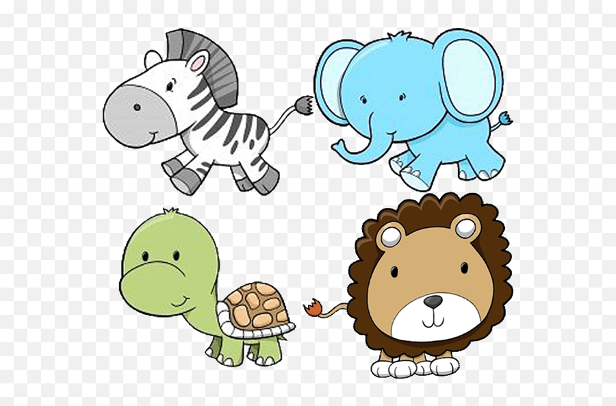 Baby Zoo Clipart - Baby Zoo Animals Clip Art Emoji,Baby Clipart