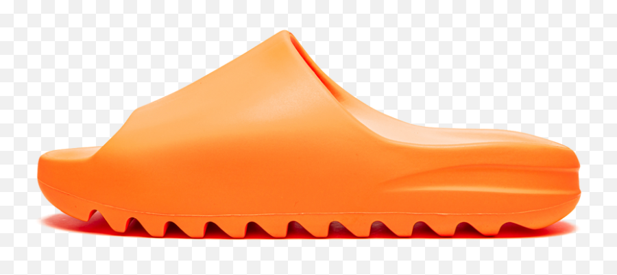 Adidas Yeezy Slide Enflame Orange Emoji,Hypebeast Png