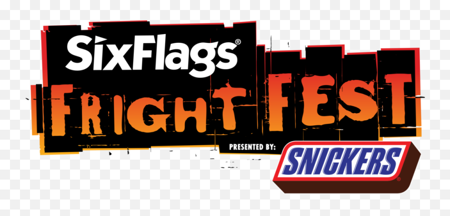 Six Flags Great America And Fright Fest - Six Flags Fright Fest Emoji,Six Flags Logo