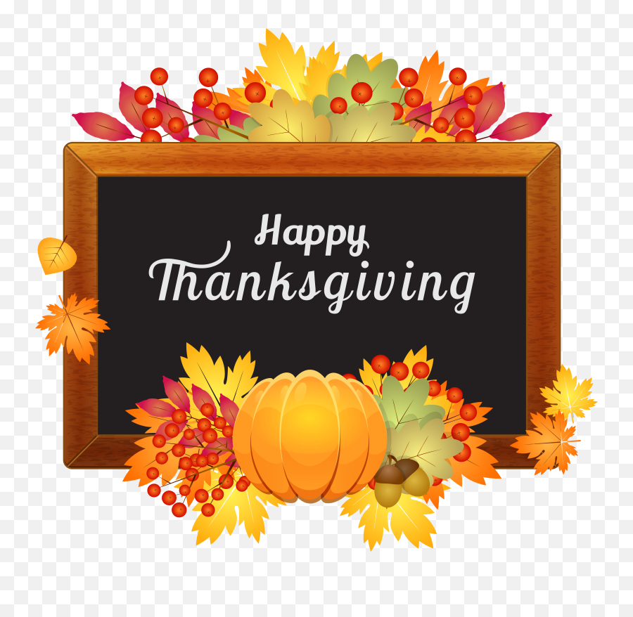 Free Thanksgiving Clipart Transparent - Happy Thanksgiving Clip Art Emoji,Happy Thanksgiving Clipart