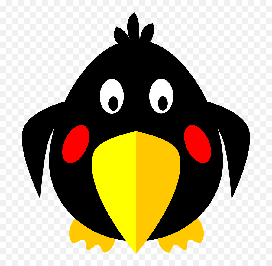 Beaksmileartwork Png Clipart - Royalty Free Svg Png Black Bird Clipart Emoji,Raven Clipart