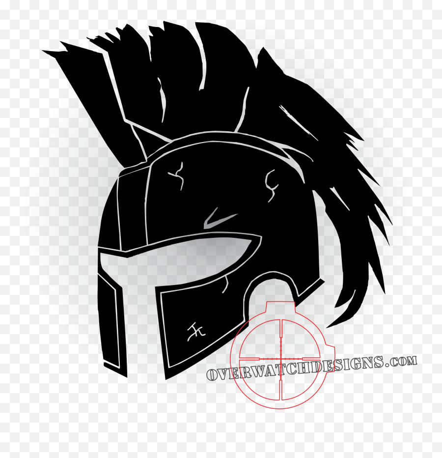 Warrior Helmet Spartan Helmet Overwatch - Warrior Helmet Png Free Emoji,Spartan Helmet Logo