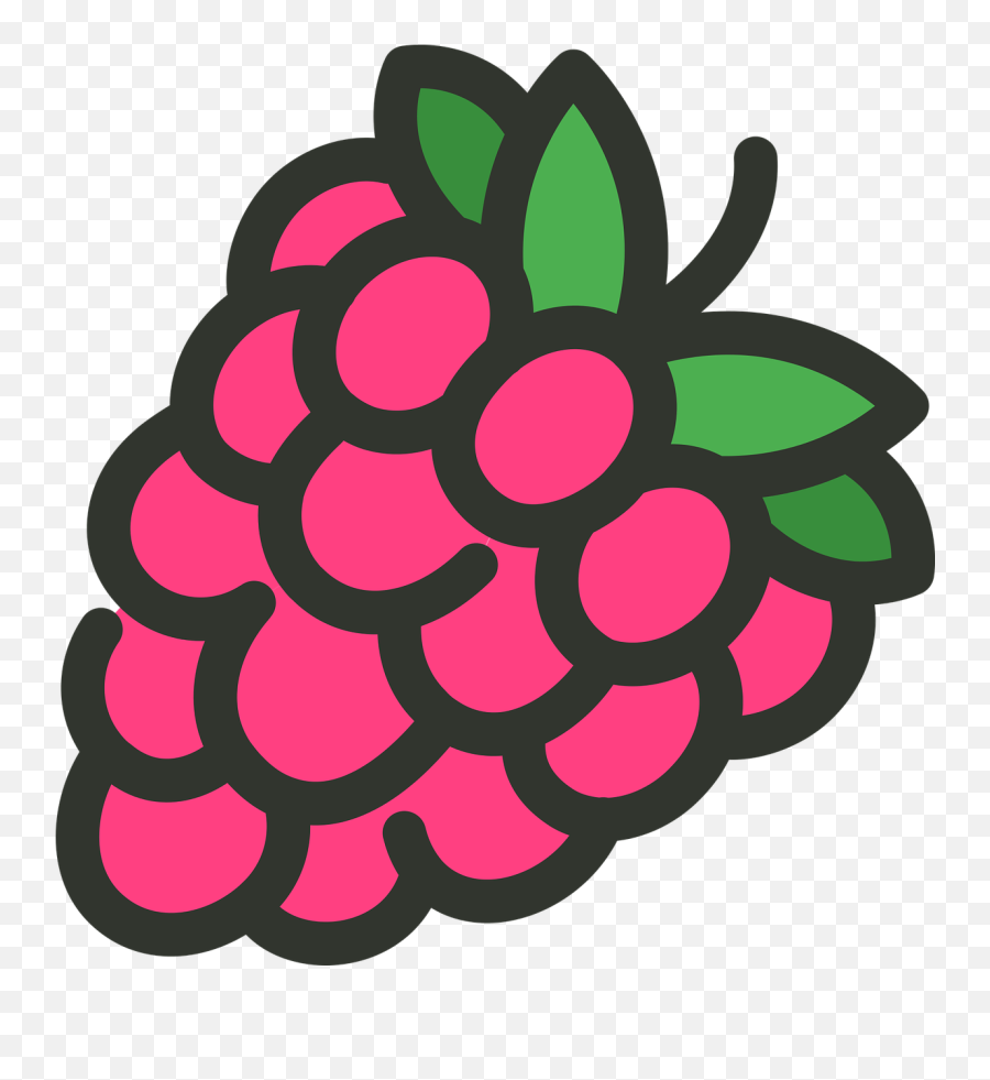 Hawaiian Clipart Plant Hawaiian - Himbeere Cartoon Raspberry Clipart Emoji,Hawaiian Clipart