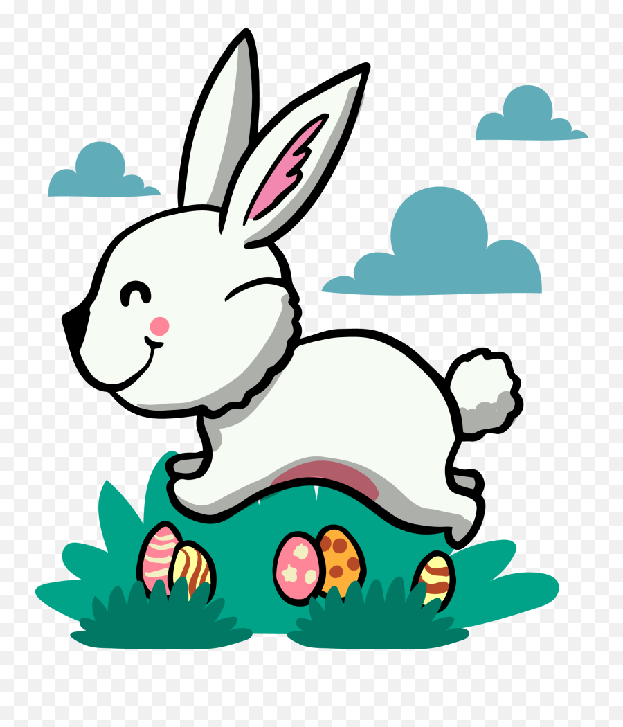 Drawn Bunny European Rabbit - Rabbit Clipart Full Size Png Transparent Background Clipart Png Download Transparent Png Transparent Background Rabbit Cartoon Png Emoji,Rabbit Clipart