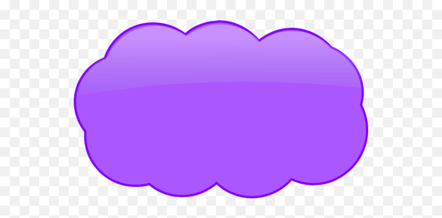 Purple Cloud Cliparts - Purple Text Bubble Transparent Purple Cloud Clipart Emoji,Bubble Transparent