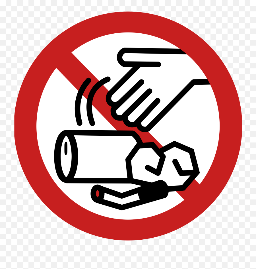 Area Symbol Line Png Clipart - No Littering Icon Png Emoji,Pollution Clipart