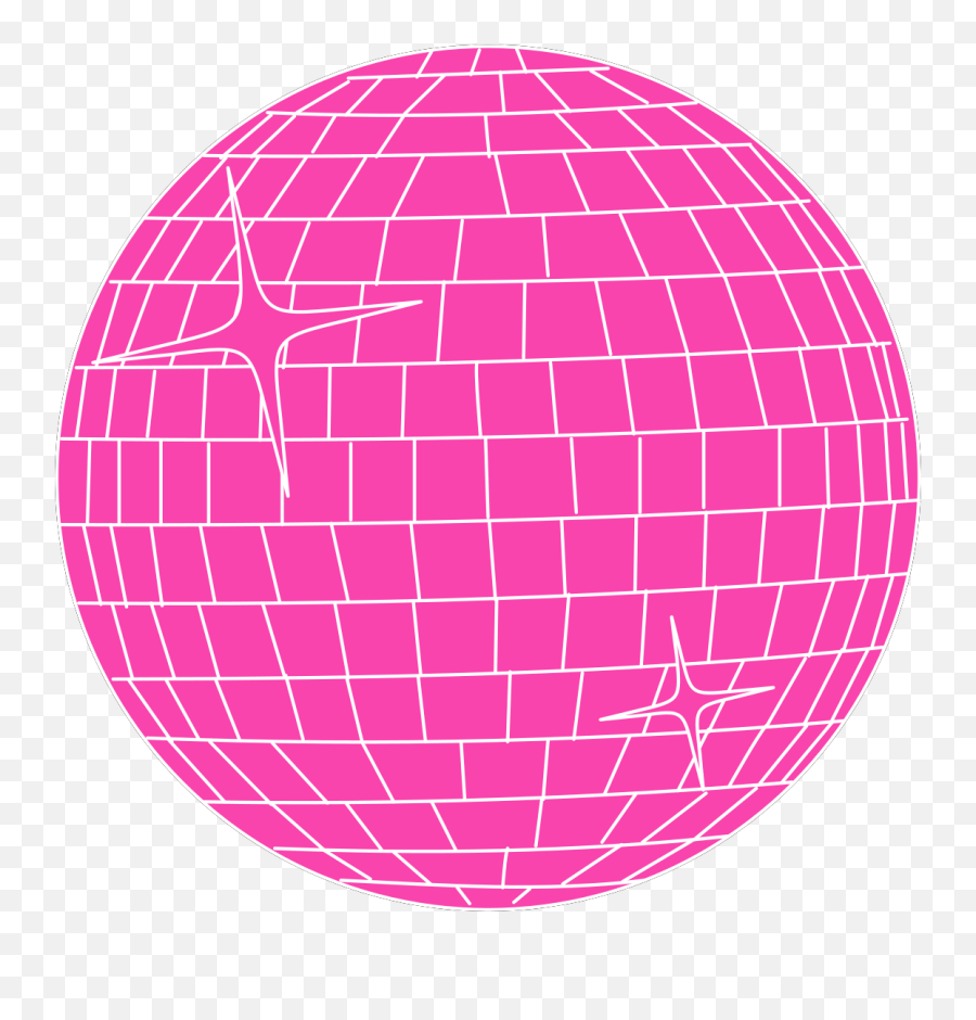 Pink Disco Ball Clip Art At Clker - Transparent Disco Ball Sticker Emoji,Disco Ball Clipart